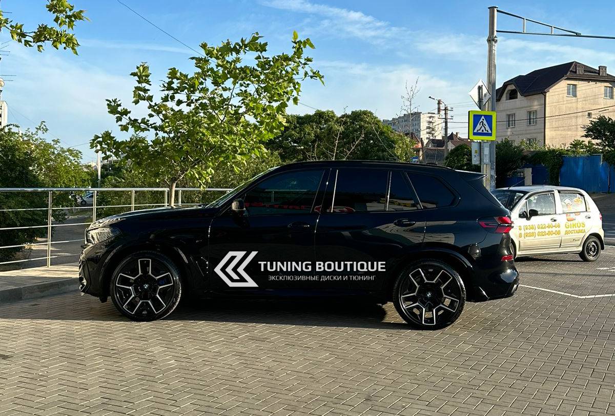 BMW X5 G05 M50d на кованых дисках нашего производства фото 4